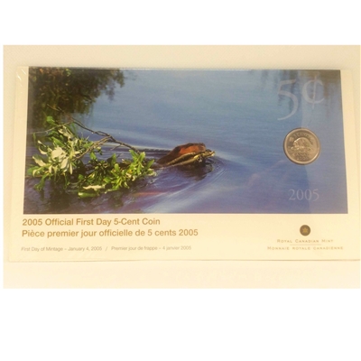 2005 Canada 5-Cent First Day Cover