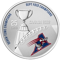 2012 Canada 25-cent Montreal Alouettes CFL - Coin and Stamp Set.