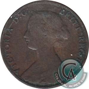 1861 New Brunswick 1-cent G-VG (G-6)