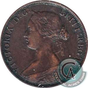 1861 Small Bud Nova Scotia 1-cent Very Fine (VF-20)
