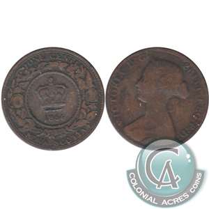 1864 Nova Scotia 1-cent Good (G-4)
