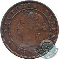 1871 Prince Edward Island 1-cent Very Fine (VF-20)