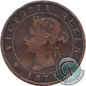 1871 Prince Edward Island 1-cent Very Good (VG-8)