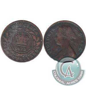 1873 Newfoundland 1-cent G-VG (G-6)