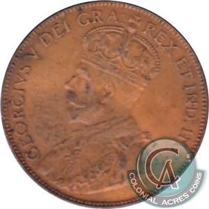 1917C Newfoundland 1-cent Extra Fine (EF-40)