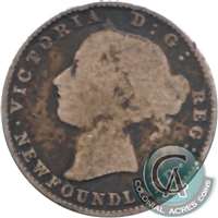 1890 Newfoundland 10-cents G-VG (G-6)
