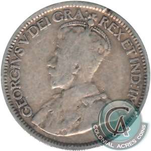 1912 Newfoundland 10-cents Very Good (VG-8)