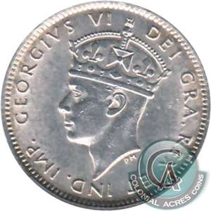 1942C Newfoundland 10-cents EF-AU (EF-45)