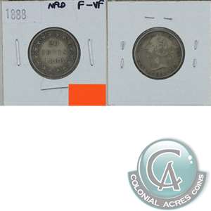 1888 Newfoundland 20-cents F-VF (F-15) $