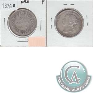 1876H Newfoundland 50-cents Fine (F-12) $