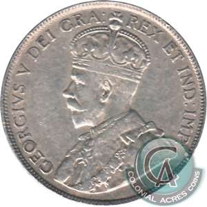 1917C Newfoundland 50-cents Very Fine (VF-20)