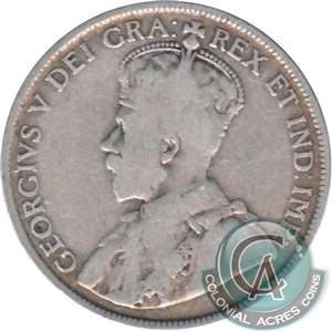 1918C Newfoundland 50-cents G-VG (G-6)