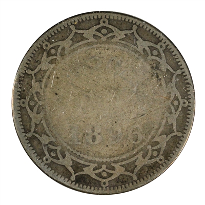1896 Large 96 Newfoundland 20-cents About Good (AG-3)