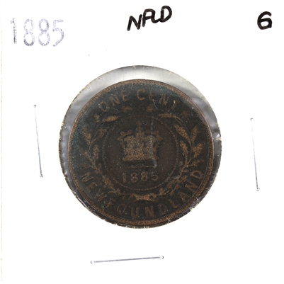 1885 Newfoundland 1-cent Good (G-4)