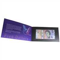 Australia 2016 Next Generation of $5 Note in Folder