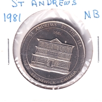 1981 St. Andrews by the Sea, NB, Trade Dollar Token