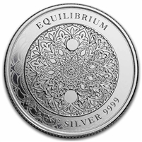 2023 Niue $2 Equilibrium 1oz. .9999 Silver Coin (No Tax) Capsule Scr