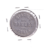 Paris Station, Ontario, Bakery Trade Token "Good for One Loaf of Bread"