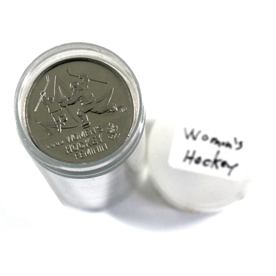 2009 Canada 25-cents Women's Hockey Roll of 40pcs (no coloured)