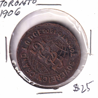 1906 Toronto Sovereign Grand Lodge Medallion