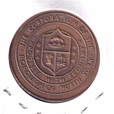 1867-1967 North York Canada Centennial Medallion