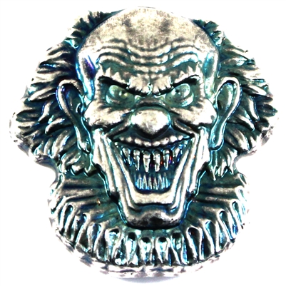 Monarch 3D Art Bar Evil Clown 2oz. .999 Fine Silver (No Tax)