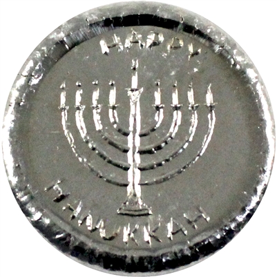 Beaver Bullion Happy Hanukkah 1oz .999 Fine Silver Round (No Tax) Impaired