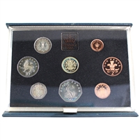 1983 Great Britain 8-coin & Medallion Proof Set in Case (Issues)