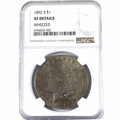 1892 S USA Dollar NGC Certified Extra Fine (EF-40) Details (Whizzed)