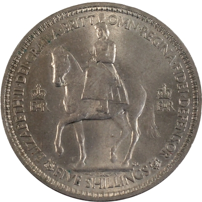 1953 Great Britain Five Shillings