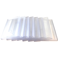 8x Durable Hard Plastic Snaplock Bill Holders (Modern Size), 8Pcs (Used, sold as is)