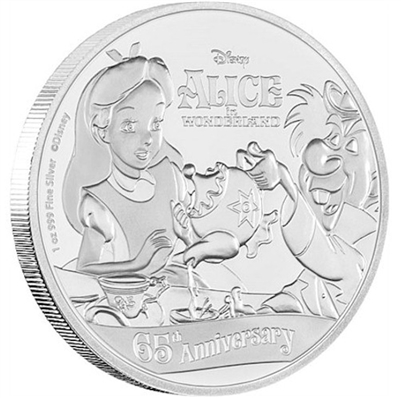 2016 Niue $2 65th Anniversary of Alice in Wonderland (TAX Exempt)