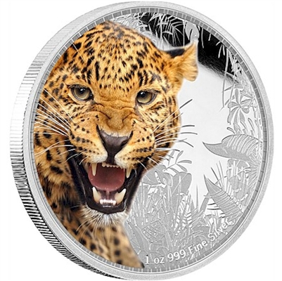 2016 Niue $2 Kings of the Continents - Jaguar Silver Proof (No Tax)