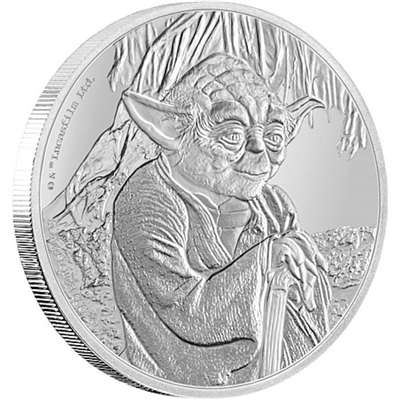 2016 Niue Star Wars Classic - Yoda 1oz. Silver Proof, (No Tax)