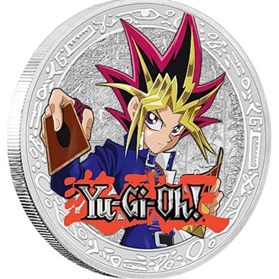 2016 Niue $2 Yu-Gi-Oh! - Yami Yugi Proof Silver Coin, (TAX Exempt)