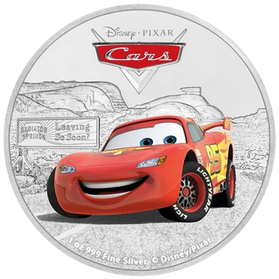 2017 Niue $2 Disney Pixar Cars - Lightning McQueen Proof (TAX Exempt)