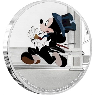 2017 Niue $2 Mickey Through the Ages - Delayed Date Silver Proof (No Tax)