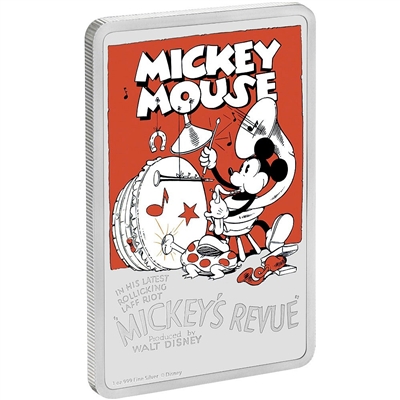 2017 Niue $2 Mickey's Revue Proof Silver (No Tax)