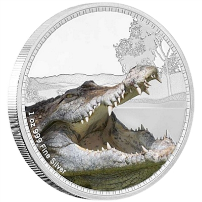 2017 Niue $2 King of the Continents - Saltwater Crocodile (No Tax)