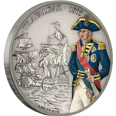 2017 Niue $2 Battles that Changed History - Battle of Trafalgar (No Tax)