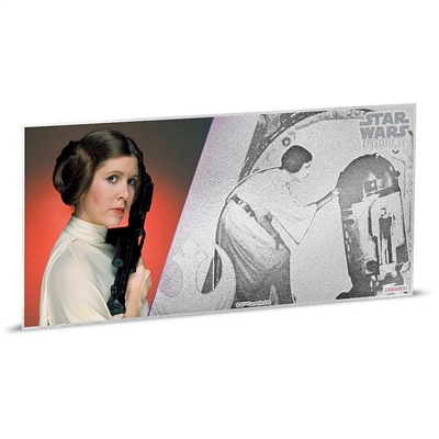 2018 Niue $1 Star Wars: A New Hope - Princess Leia Organa 5g Silver Note (No Tax)