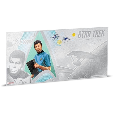 2018 Niue $1 Star Trek - Dr. McCoy 5g Silver Coin Note (No Tax)