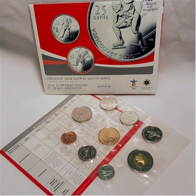 2009 Canada Special Edition Olympic Uncirculated Proof Like Set