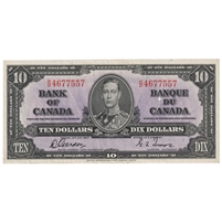 BC-24b 1937 Canada $10 Gordon-Towers, K/D, AU