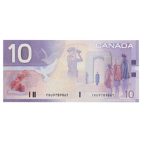 BC-63aA 2000 Canada $10 Knight-Thiessen, FDU (9.240-10.00), EF-AU