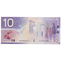 BC-63aA 2000 Canada $10 Knight-Thiessen, FDZ (9.000-9.600), VF-EF