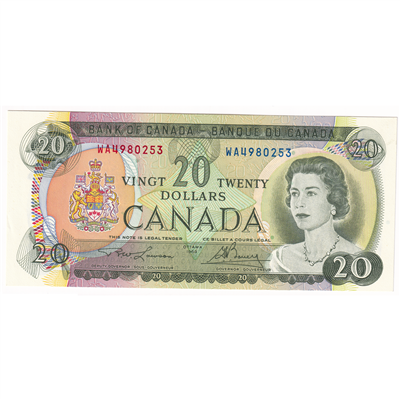 BC-50b 1969 Canada $20 Lawson-Bouey, WA, UNC