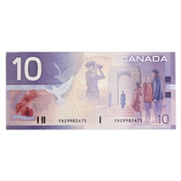 BC-63b 2001 Canada $10 Knight-Dodge, FDZ, CUNC