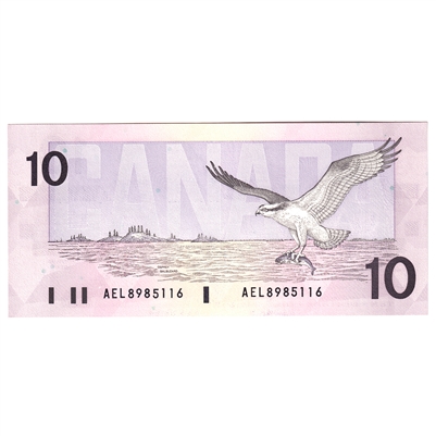 BC-57a 1989 Canada $10 Thiessen-Crow, AEL, UNC