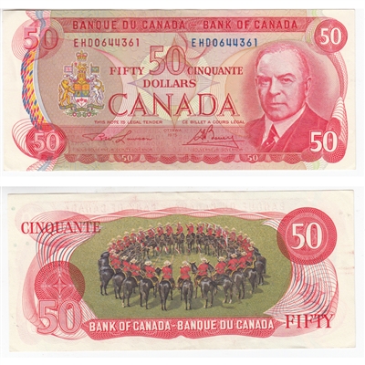 BC-51a-i 1975 Canada $50 Lawson-Bouey, EHD, AU